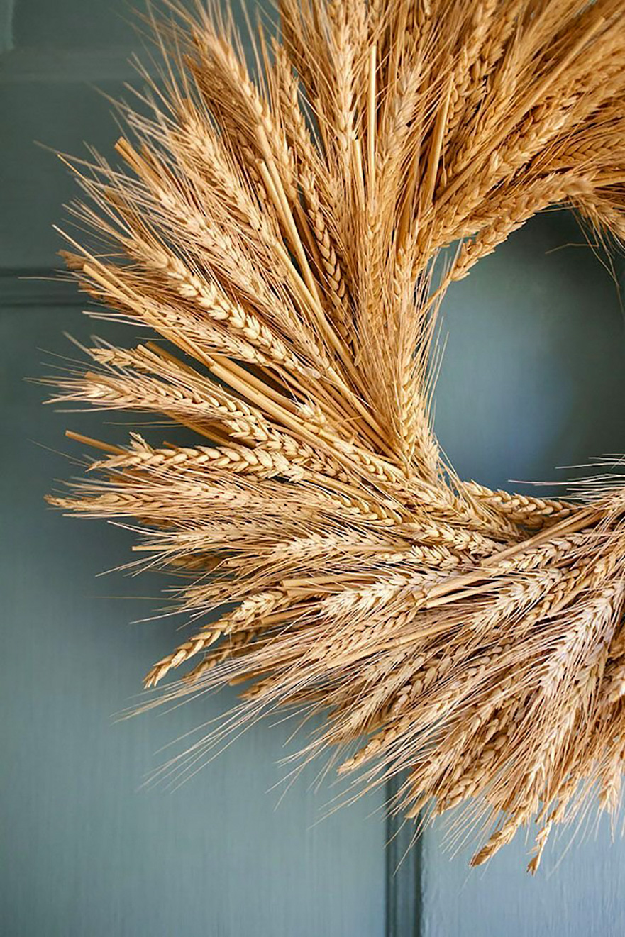 Колосья пшеницы в декоре